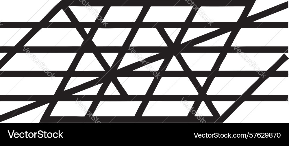 Diagonal intersecting lines grid pattern design vector image