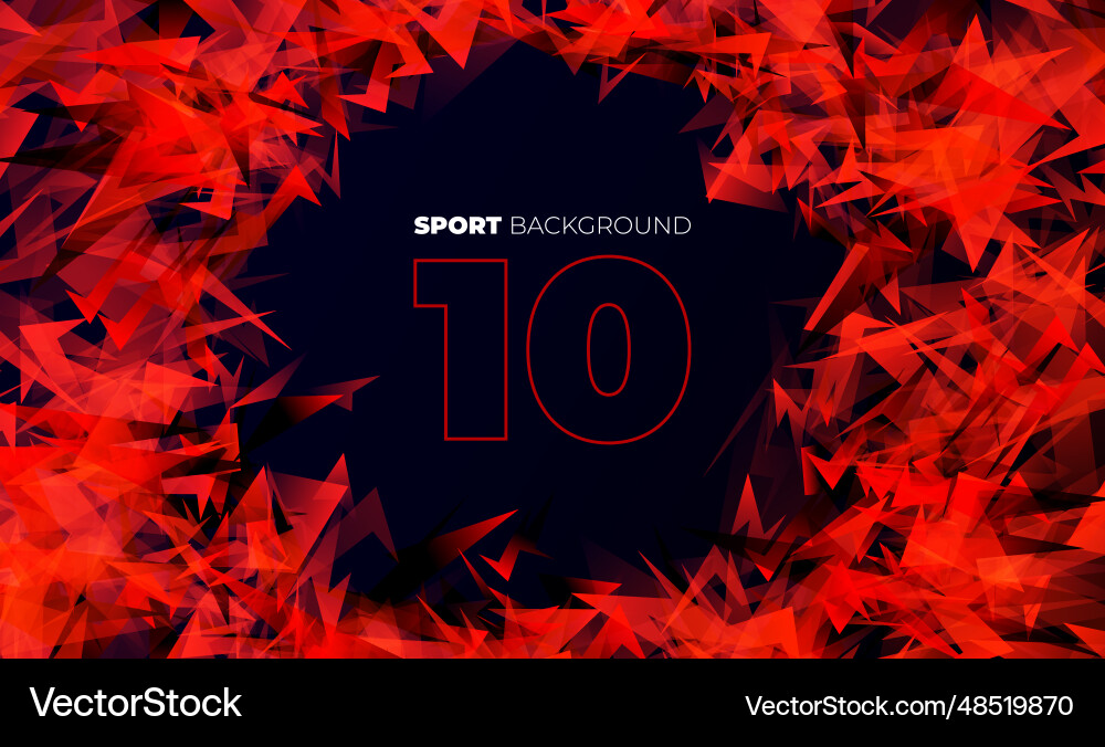 Dynamic Red & Black Gaming Background vector image