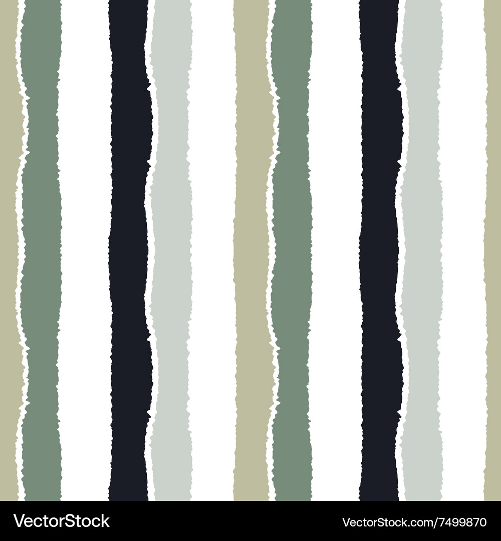 Seamless strip pattern vertical lines with torn Vector Image