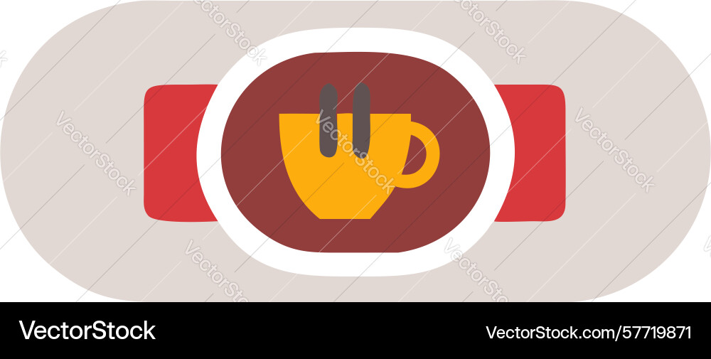 Coffee strength slider ui for custom beverages vector image
