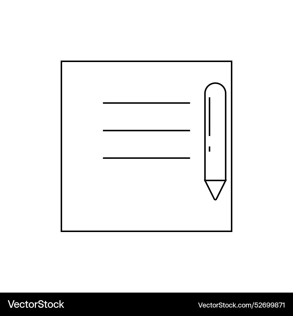 Notebook icon Royalty Free Vector Image - VectorStock