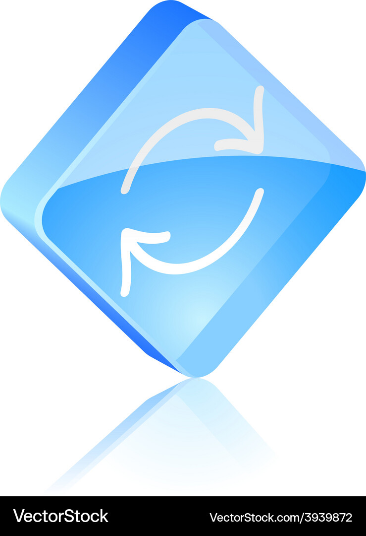 Refresh button Vector Image