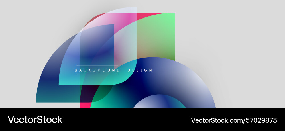 Abstract colorful layers create dynamic visual Abstract colorful layers create dynamic visual Vector Image