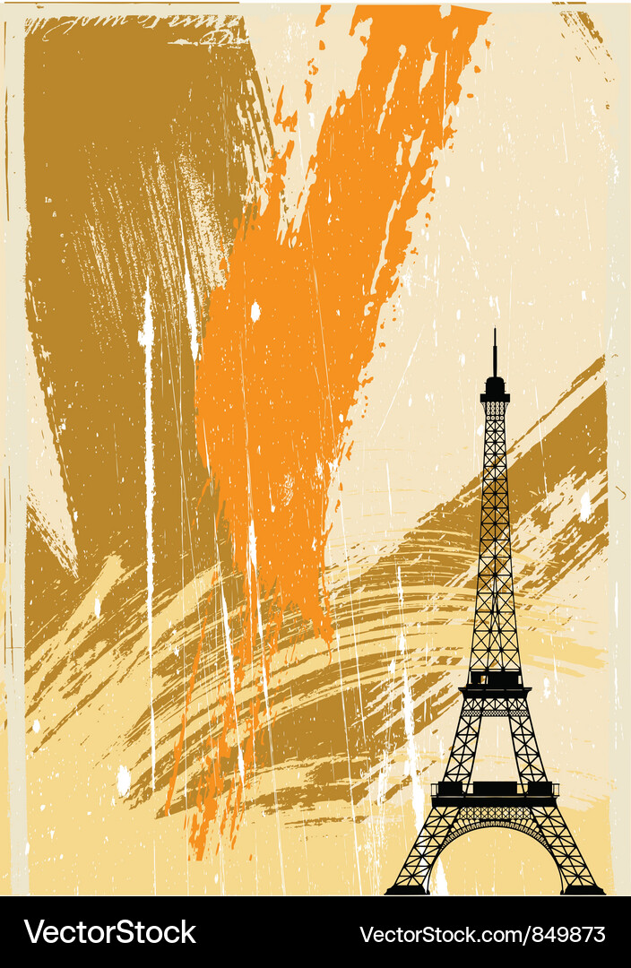 Eiffel tower Vector Image