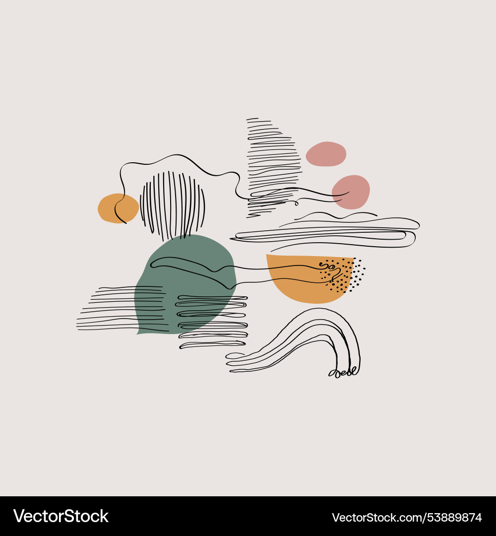 Abstract with smooth lines Abstract with smooth lines Vector Image