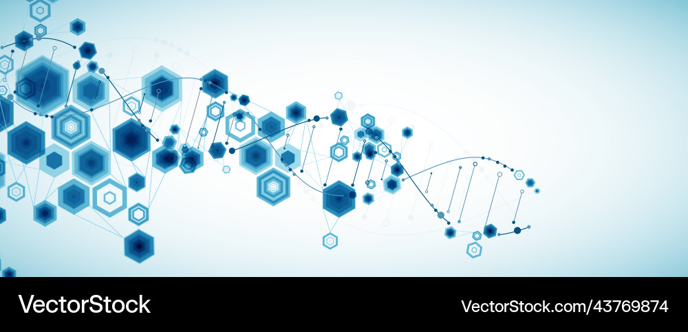 Science template abstract background with a 3d Science template abstract background with a 3d vector image