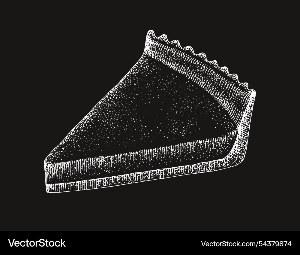 Zitrone Tartstück Hand gezogen Zitrone Tartstück Hand gezogen vektorbild