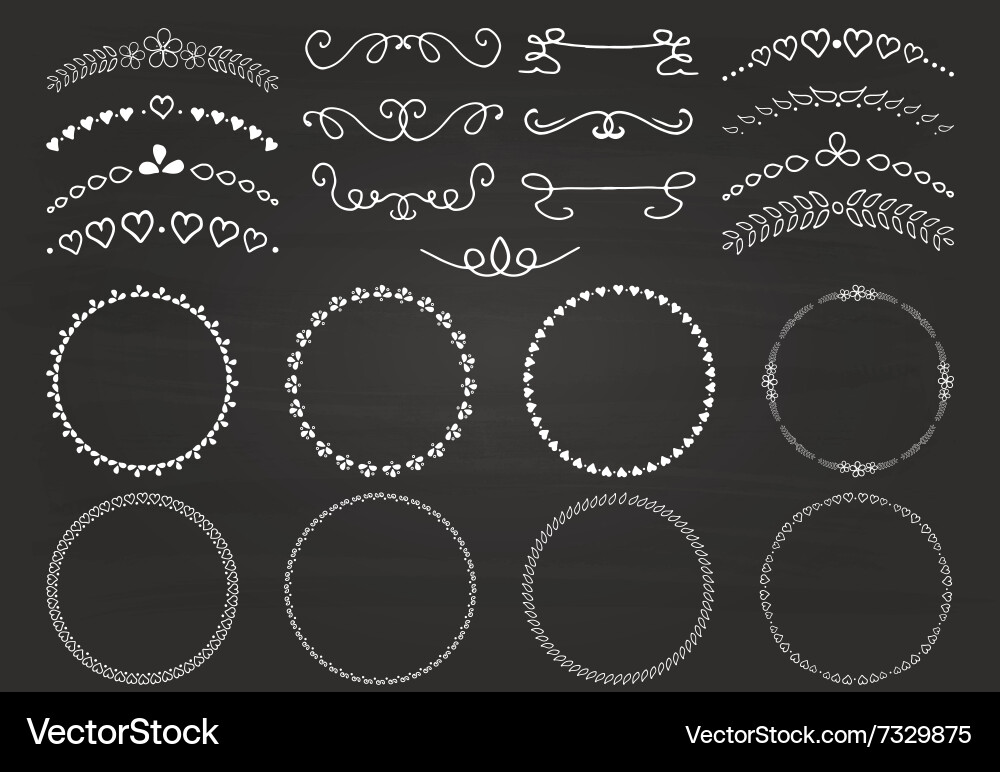 Antique Swirls & Curls - Decorative Elements vector image