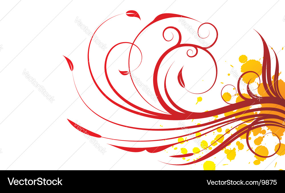 Spring red Royalty Free Vector Image - VectorStock