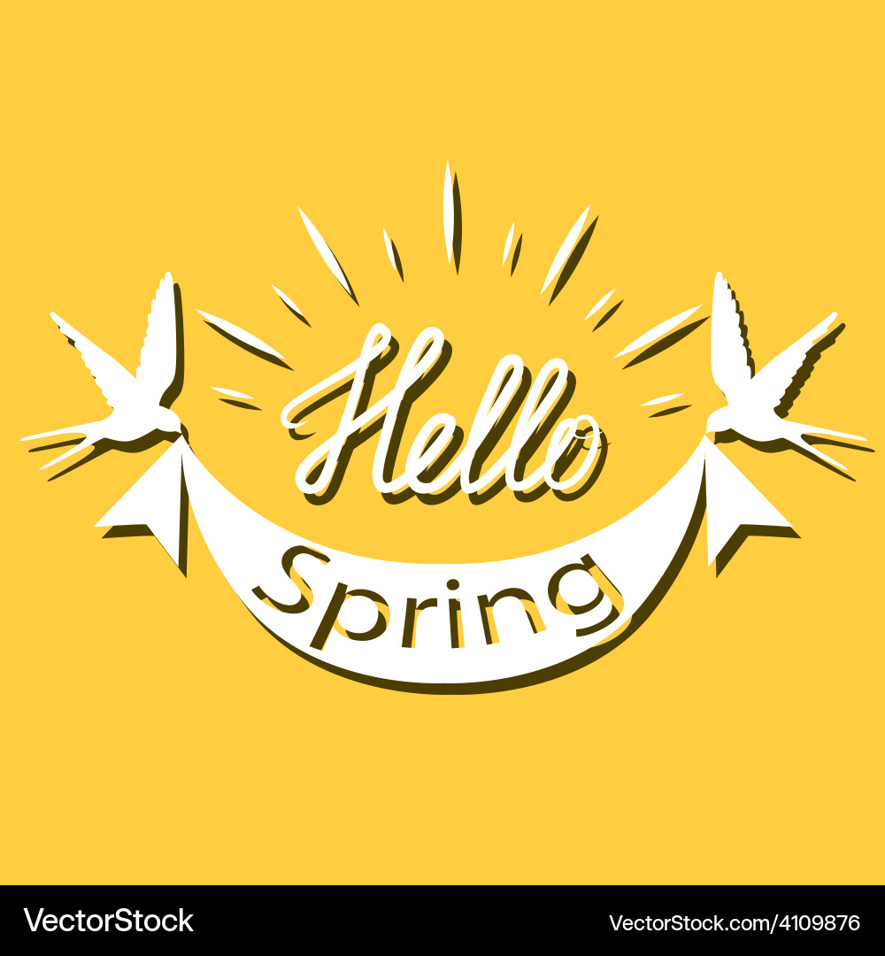 Spring background Vector Image