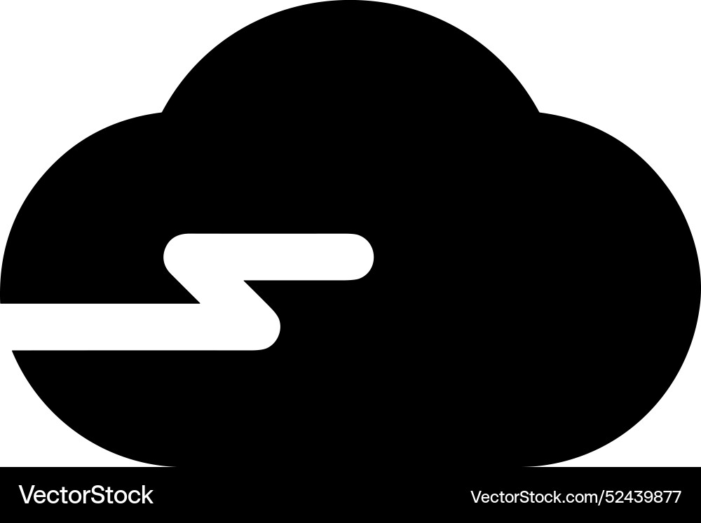 Cloud storage icon symbol image of the database Vector Image