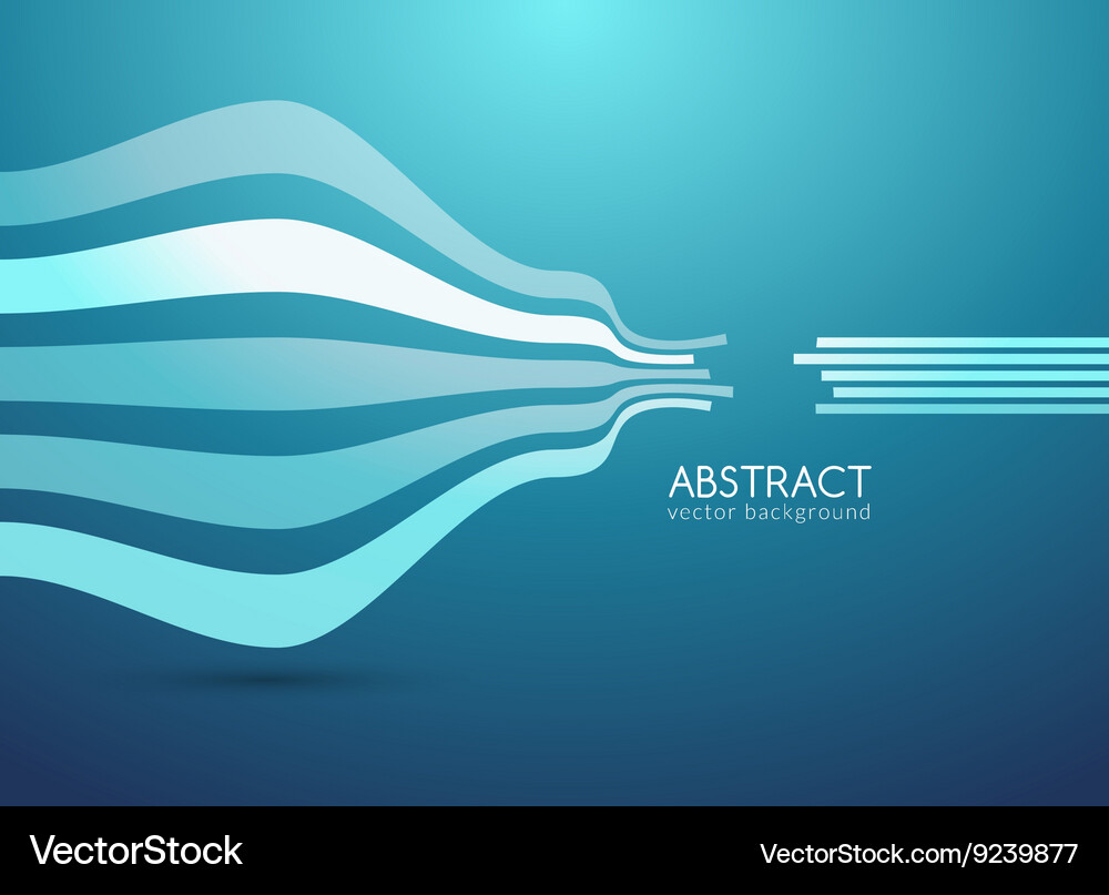 Dynamic Curve Background Vector Image