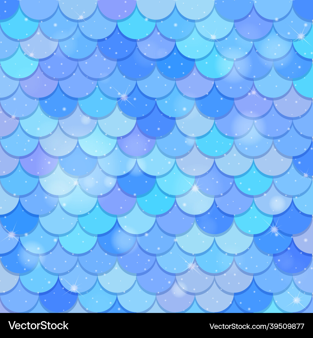 Fish scale seamless pattern background Fish scale seamless pattern background vector image