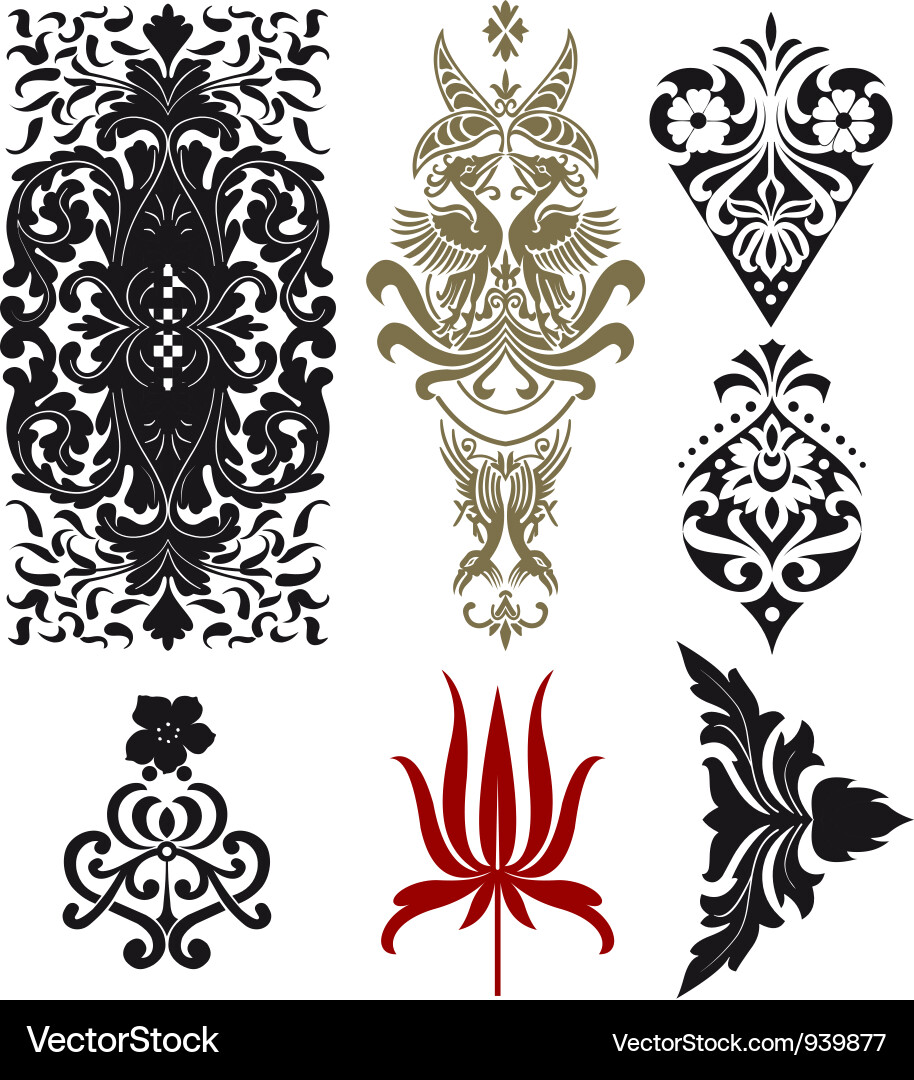 Retro collection resize Vector Image