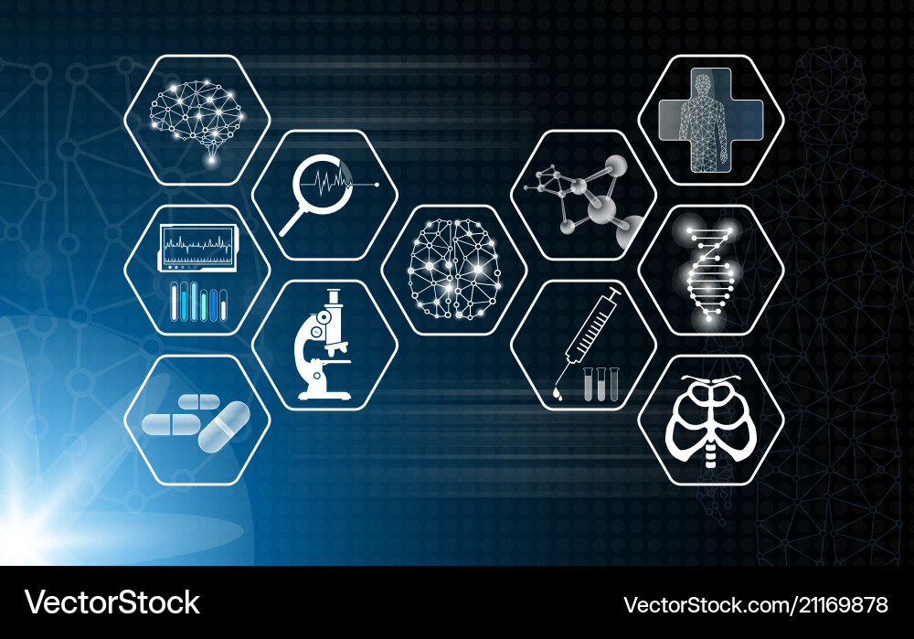 Abstract background technology concept and icon Abstract background technology concept and icon vector image