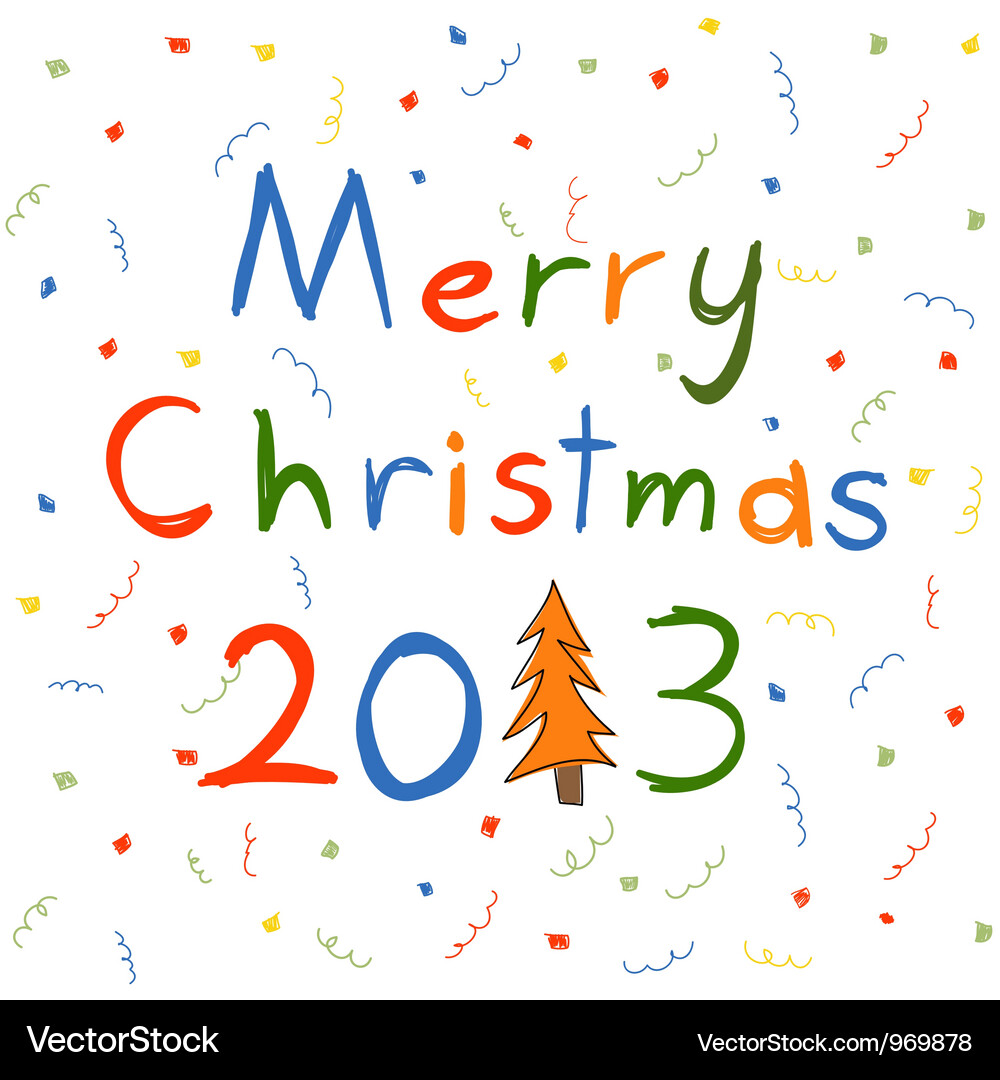 Merry christmas Vector Image
