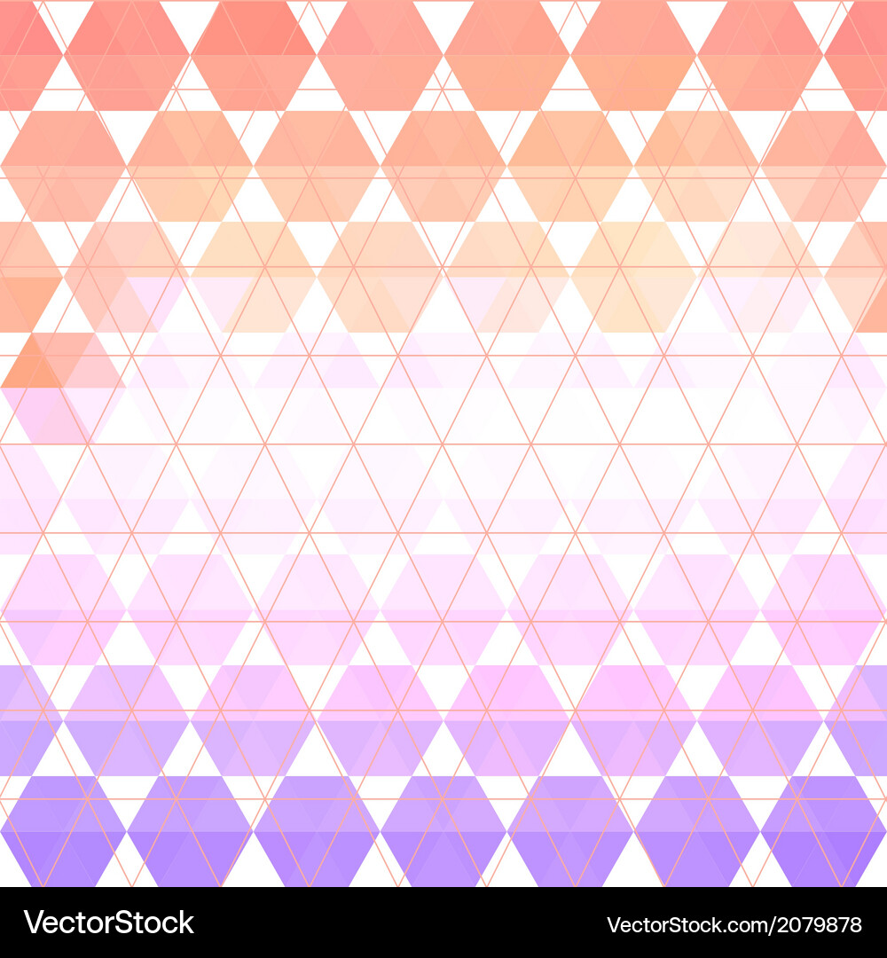 Pattern geometric with triangle and hexagon Vector Image