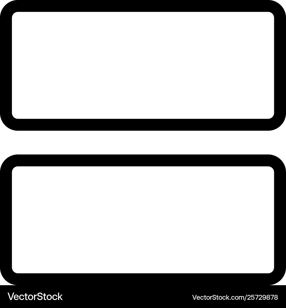 Rectangular square building blocks dimension vector image