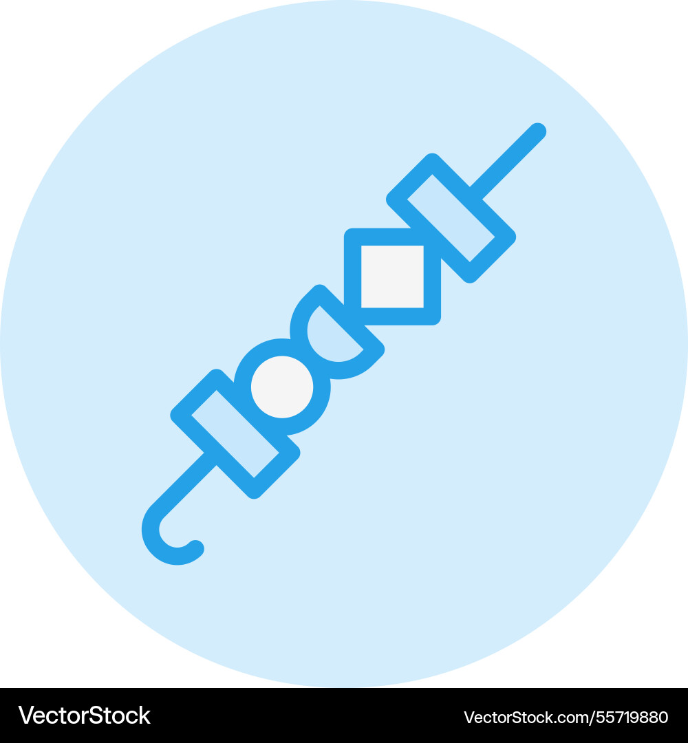 Skewers icon design Vector Image