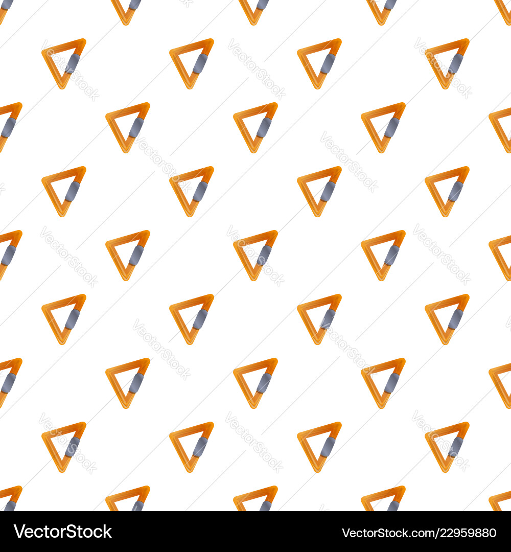 Triangular carabine pattern seamless Triangular carabine pattern seamless vector image