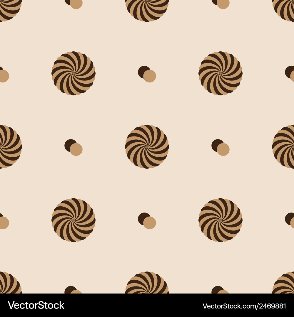 Abstract rounded striped circle pattern eps10 Vector Image