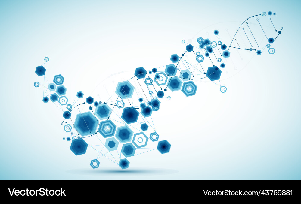 Science template abstract background with a 3d Science template abstract background with a 3d vector image