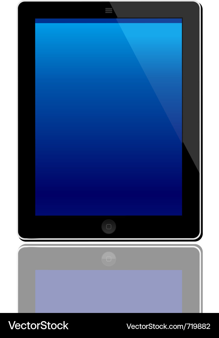 Tablet Computer vector image