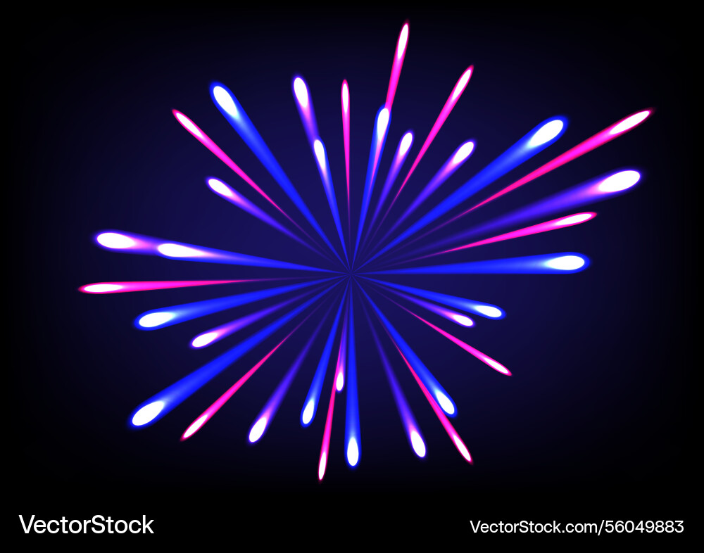 Abstract background with 3d explosion blast Vector Image
