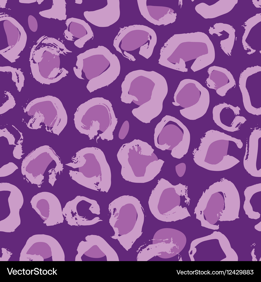 Leopard print seamless pattern Vector Image