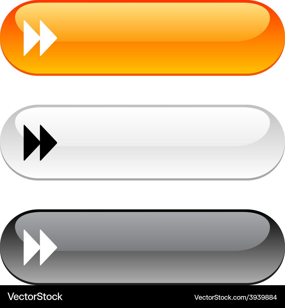 Forward button Vector Image