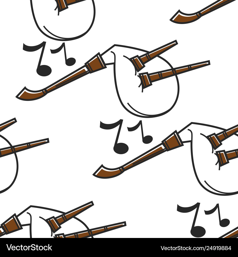 Gaida bulgarian musical instrument seamless Gaida bulgarian musical instrument seamless vector image