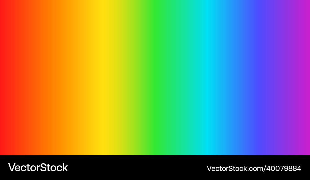 Rainbow Gradient Line Spectrum vector image