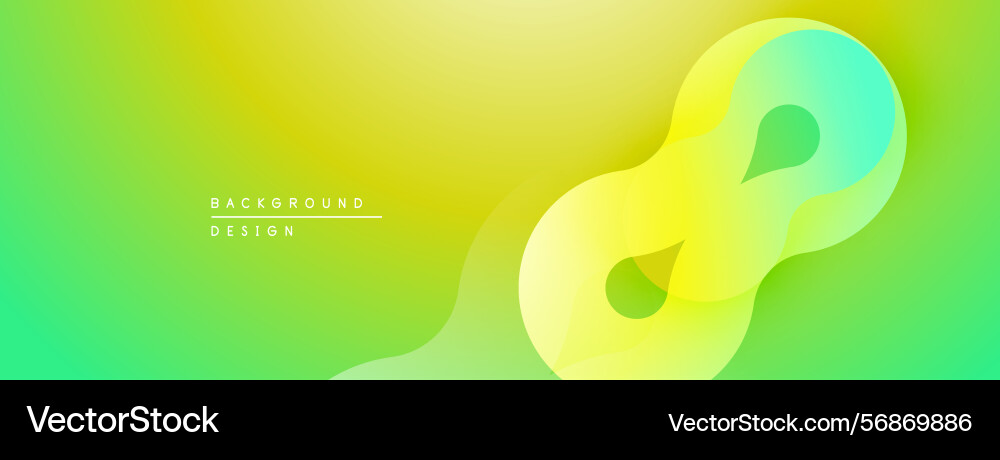 Abstract gradient design features looping form Abstract gradient design features looping form vector image