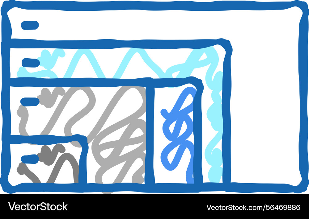 Different resolution and diagonal computer monitor Vector Image