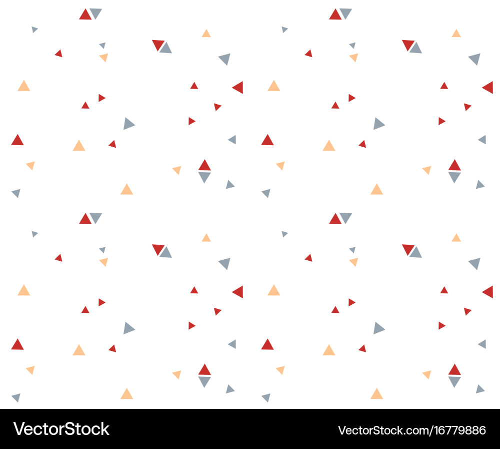Geometric Triangle Pattern vector image