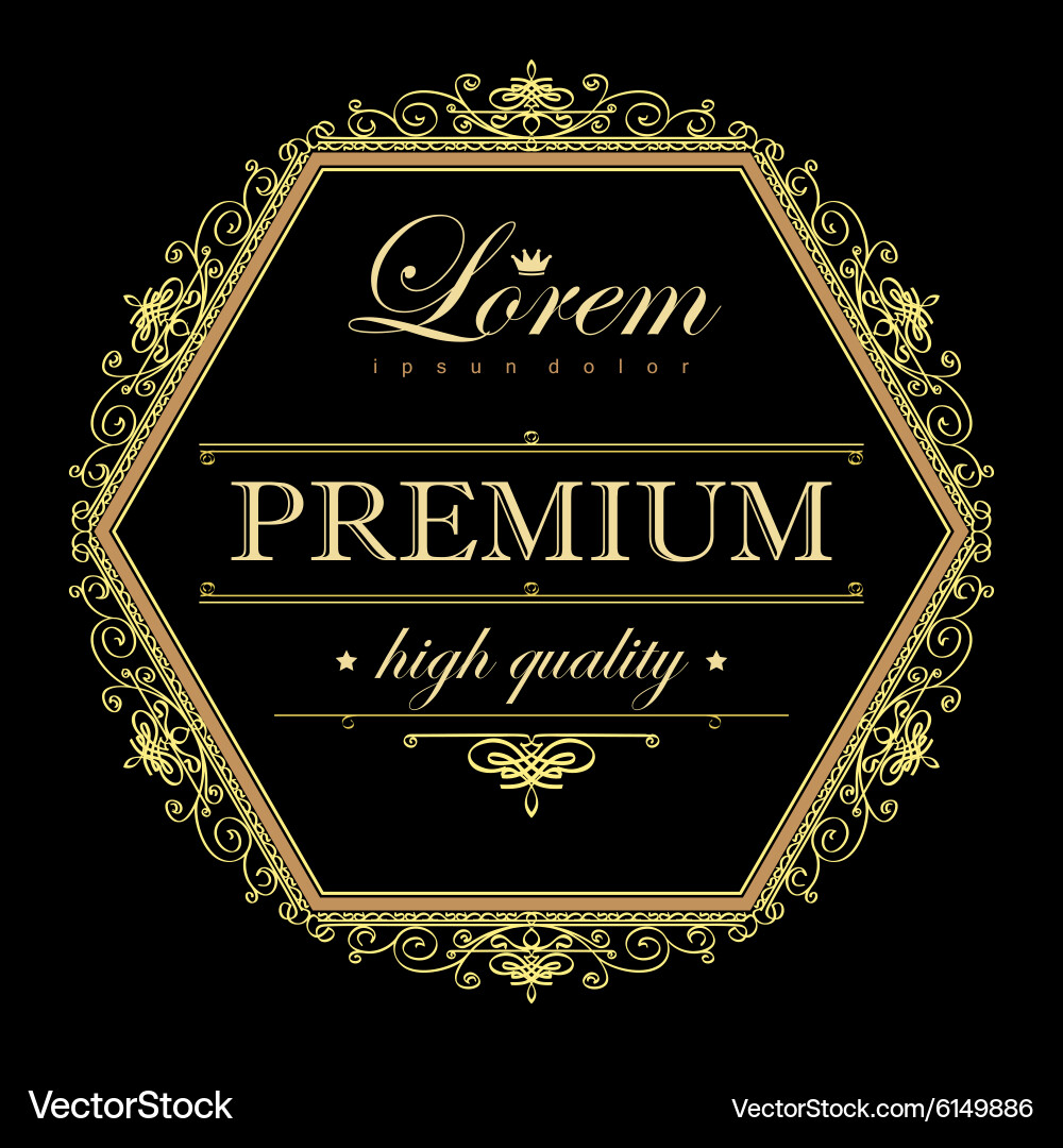 Luxury ornament floral graphics design Vector Image