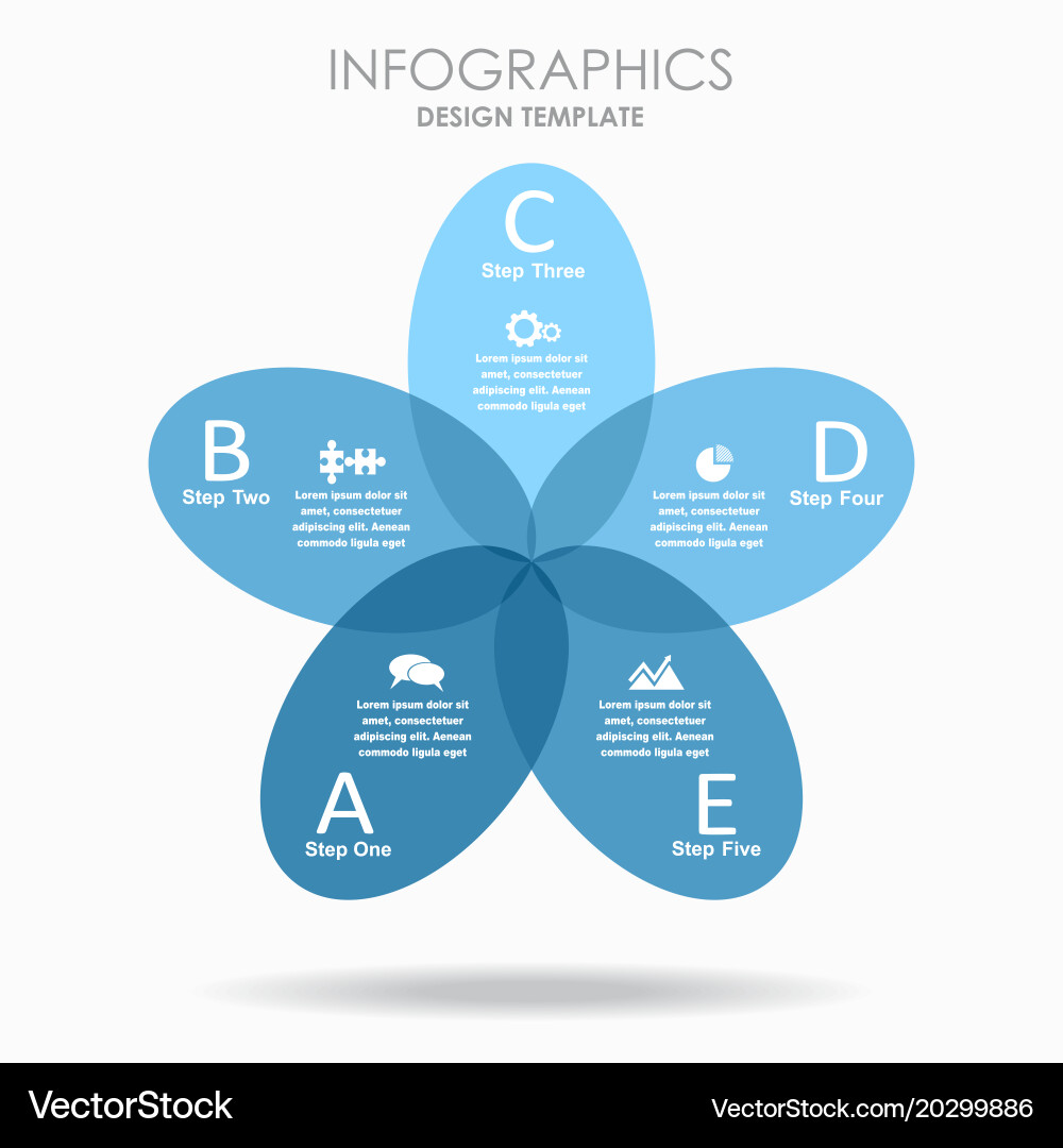 Workflow Diagram Template Vector Image