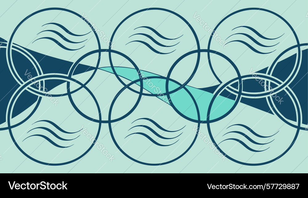 Abstract fluid circular shapes background design Vector Image