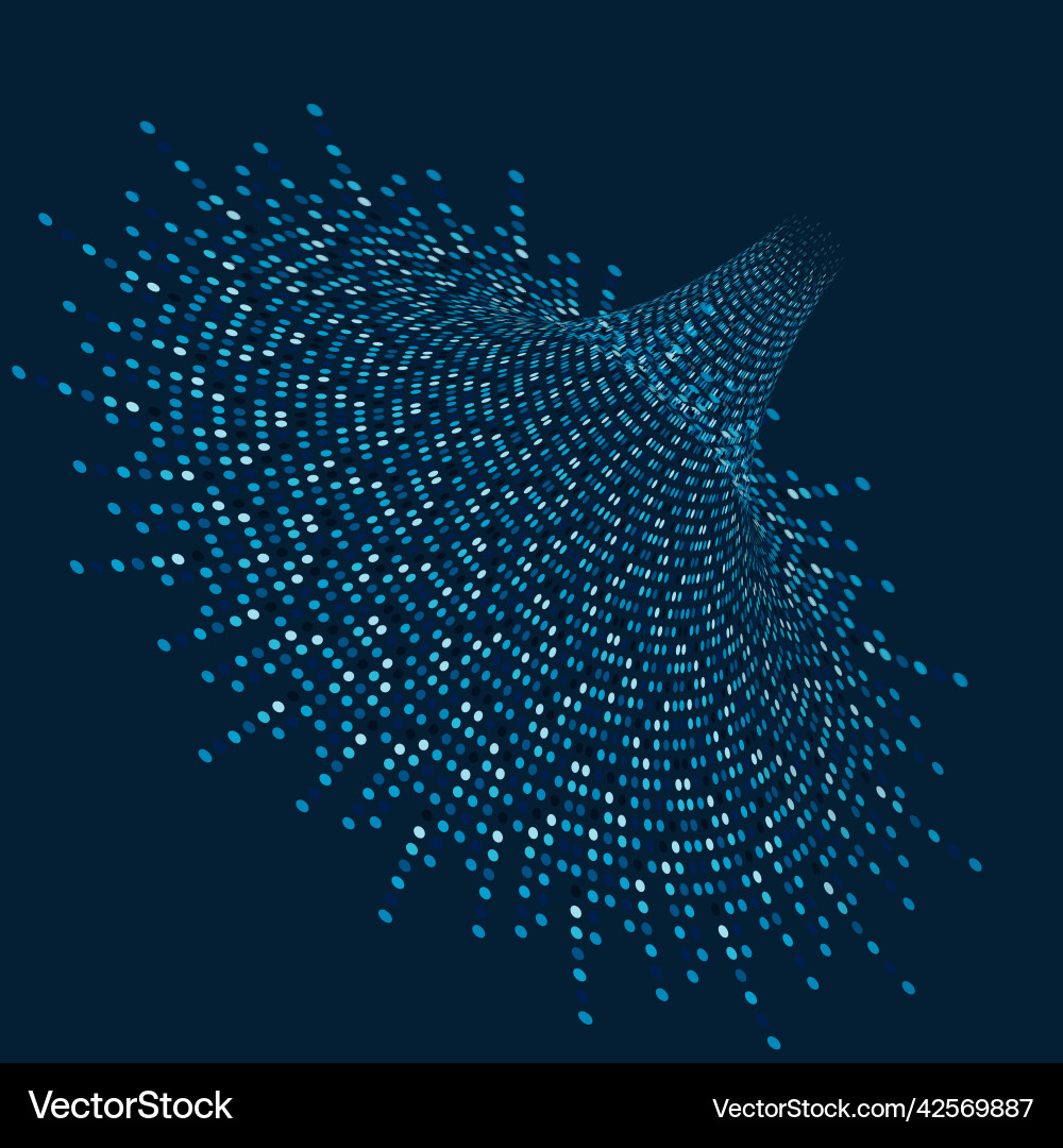 Circles big data abstract background Circles big data abstract background vector image