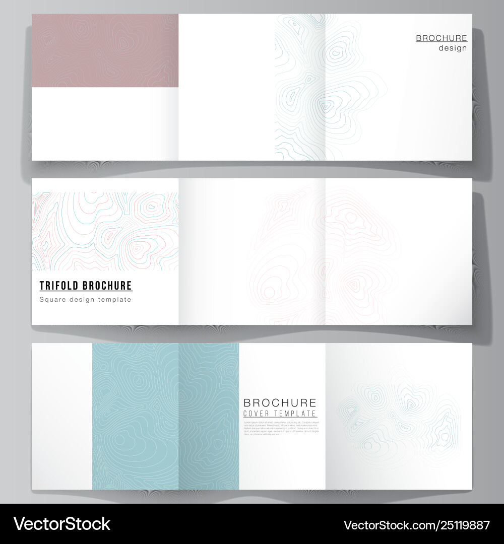 Minimal editable layout square Minimal editable layout square vector image