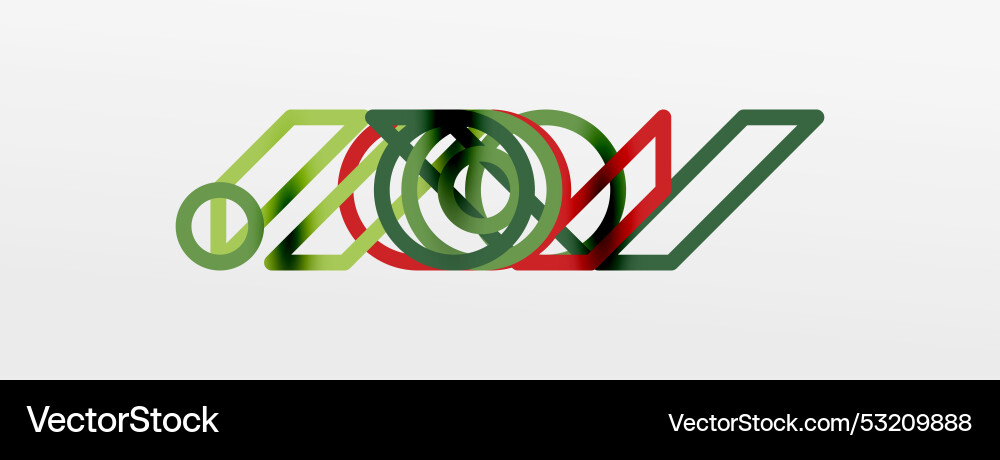 Abstract background - colorful circle lines Abstract background - colorful circle lines Vector Image