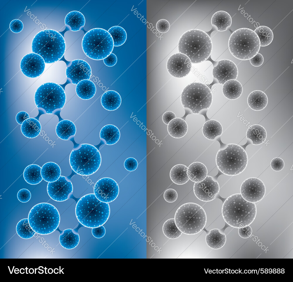 Cellular Structure Background Vector Image