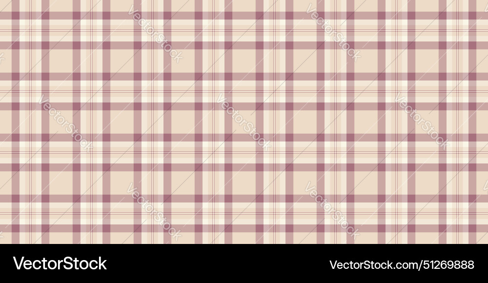 Self tartan fabric slim pattern background Vector Image