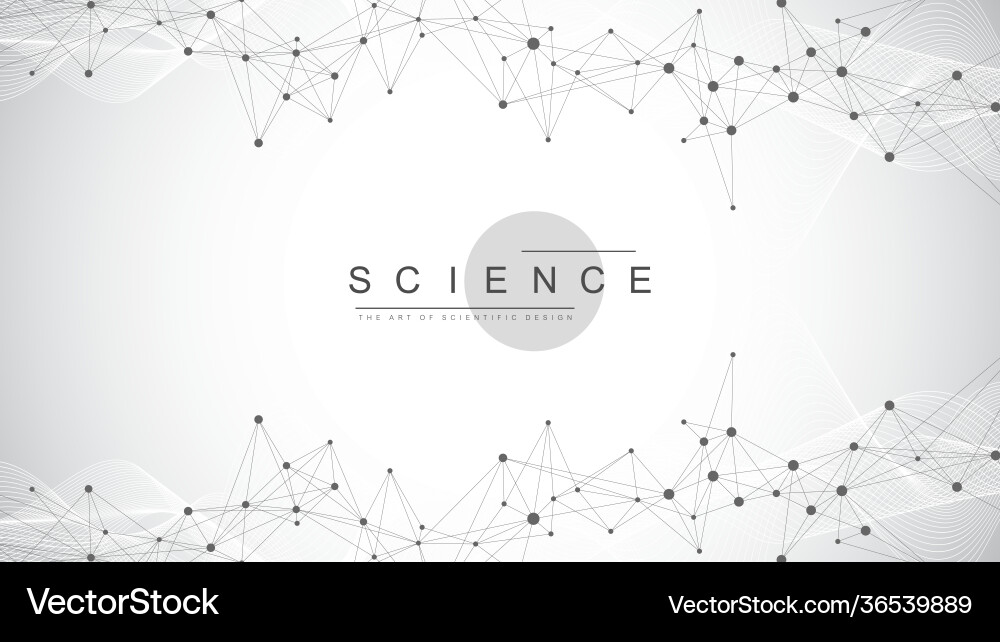 Abstract perspective background with connected Abstract perspective background with connected vector image