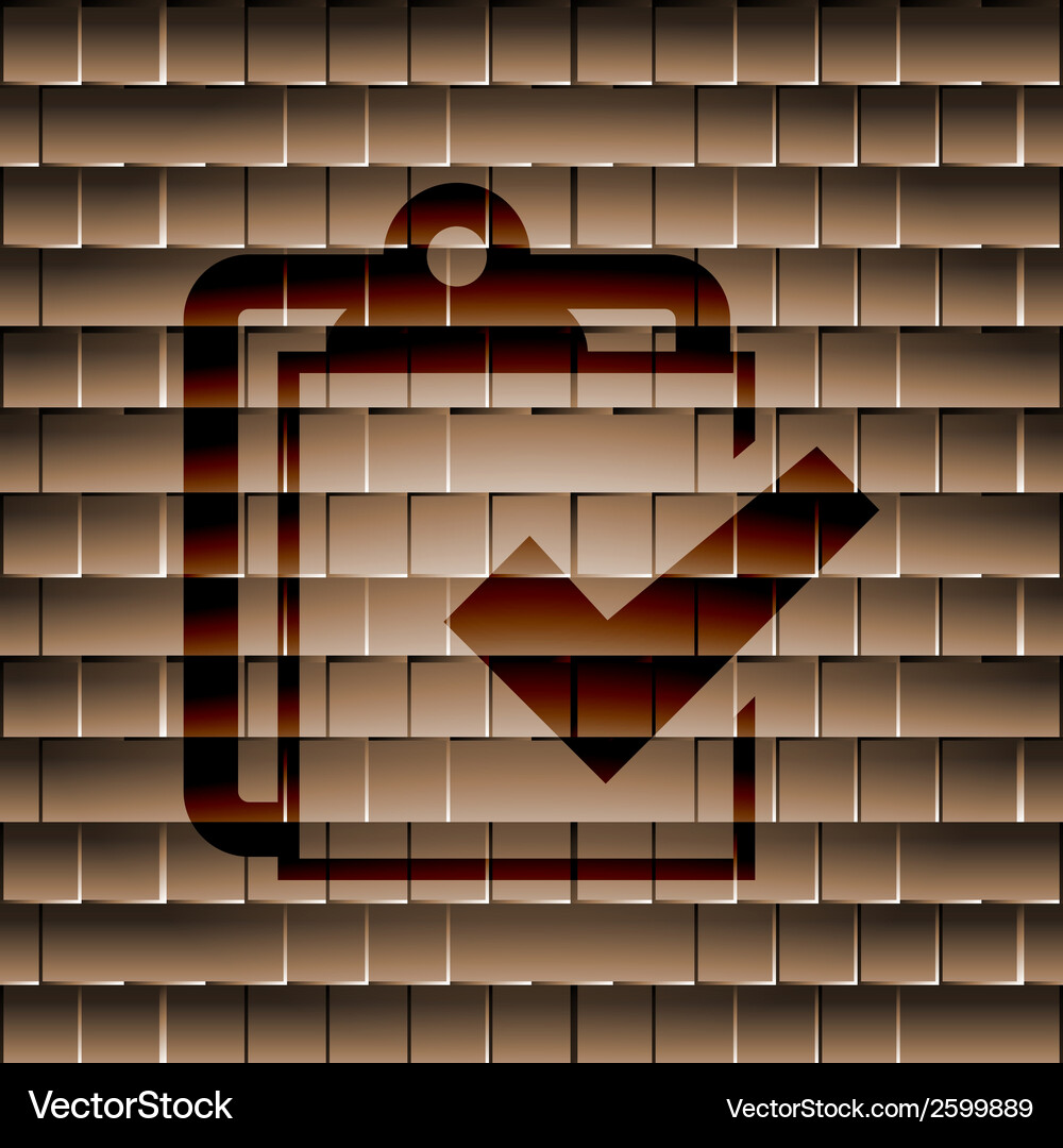 Notepad paper documents flat modern web button Vector Image