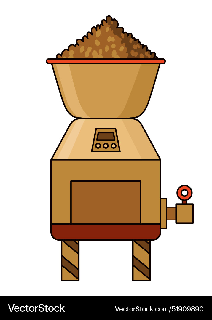 Brewery vintage brewing machine concept beer Brewery vintage brewing machine concept beer vector image
