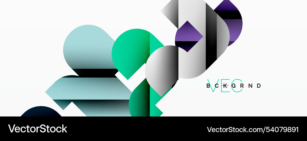 Abstract background colorful geometric curve Abstract background colorful geometric curve Vector Image