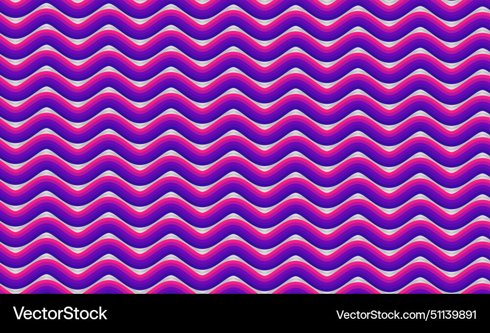 Card background pattern colorful wave Vector Image