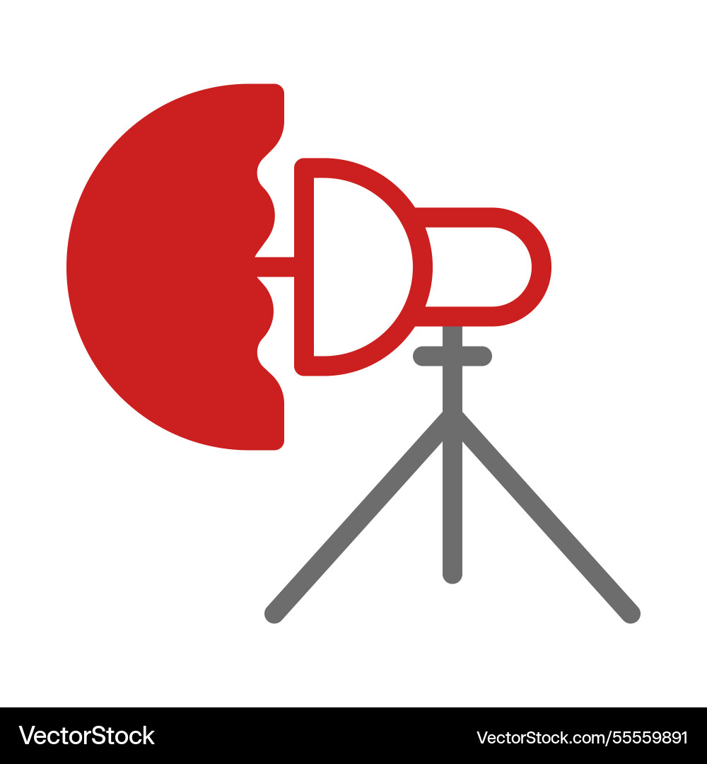 Illuminatingcreativitywithstudiolighticon Vector Image