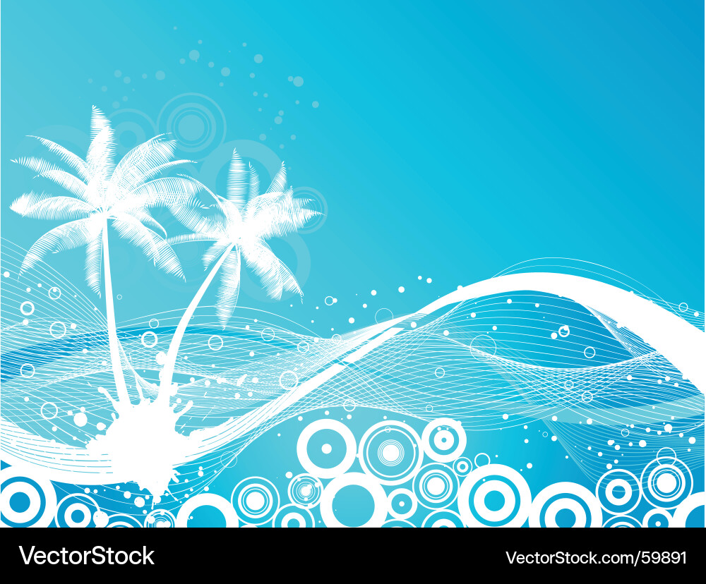 Tropical background Royalty Free Vector Image - VectorStock